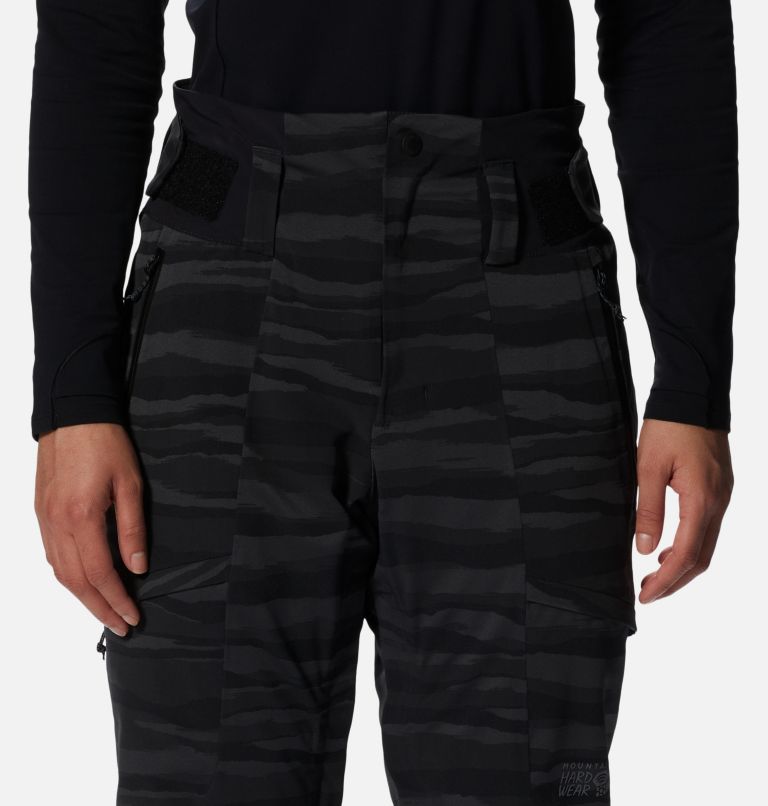 Pantalon Powder Quest Femme, Color: Black Paintstrokes Print, image 4