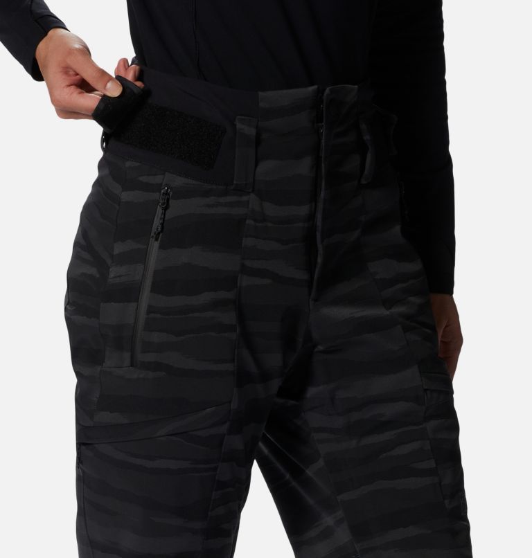 Pantalon Powder Quest Femme, Color: Black Paintstrokes Print, image 6
