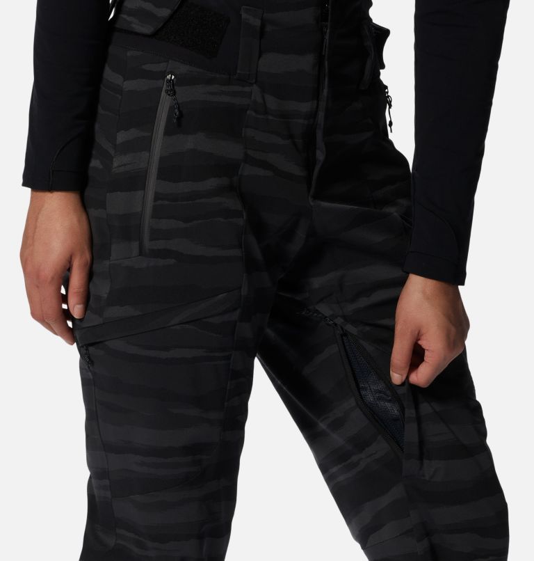 Pantalon Powder Quest Femme, Color: Black Paintstrokes Print, image 7
