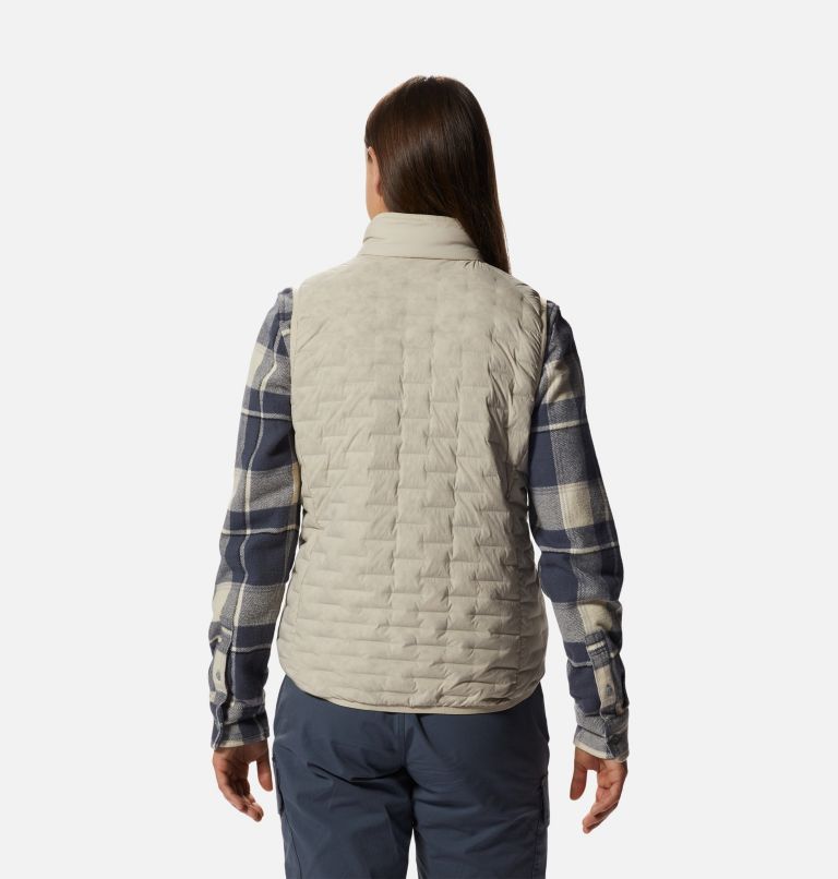 Thumbnail: Stretchdown Light Vest | 284 | S, Color: Wild Oyster, image 2