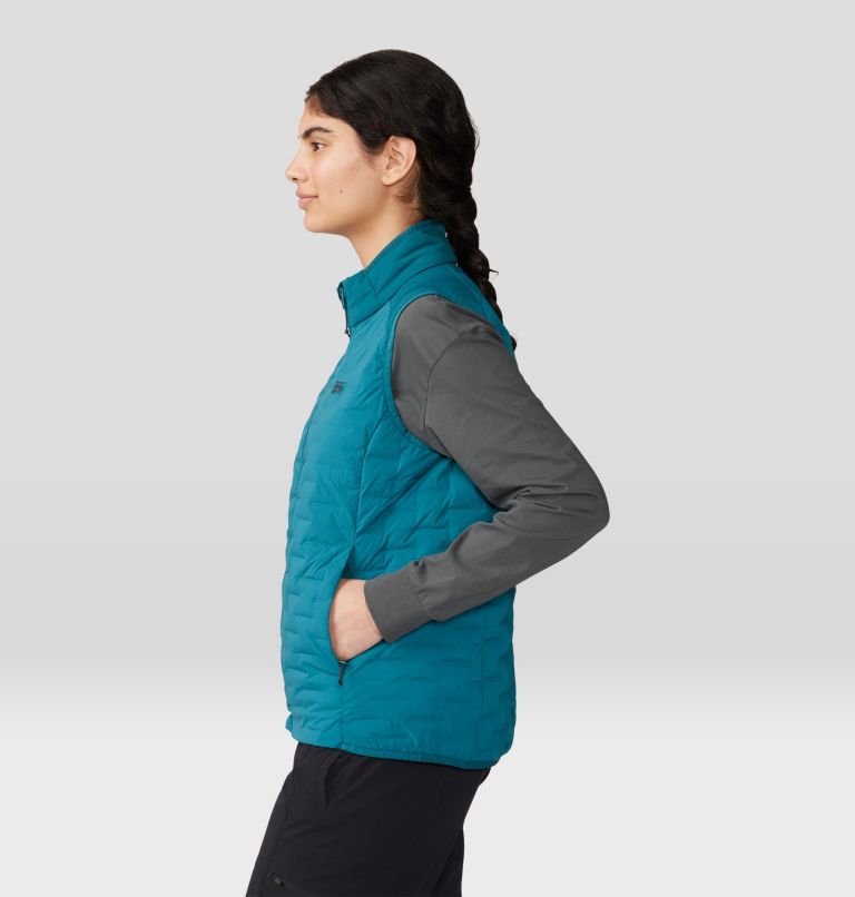 Thumbnail: Women's Stretchdown Light Vest, Color: Jack Pine, image 3