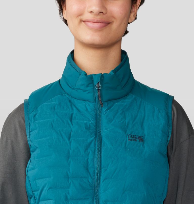 Thumbnail: Women's Stretchdown Light Vest, Color: Jack Pine, image 4