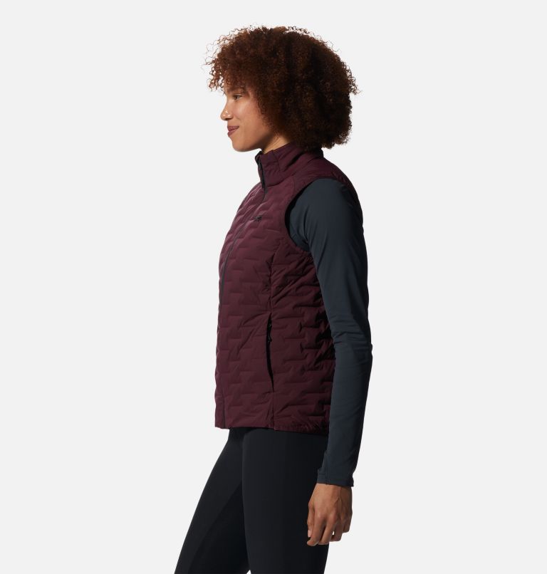 Veste sans manches Stretchdown Light Femme, Color: Cocoa Red, image 3