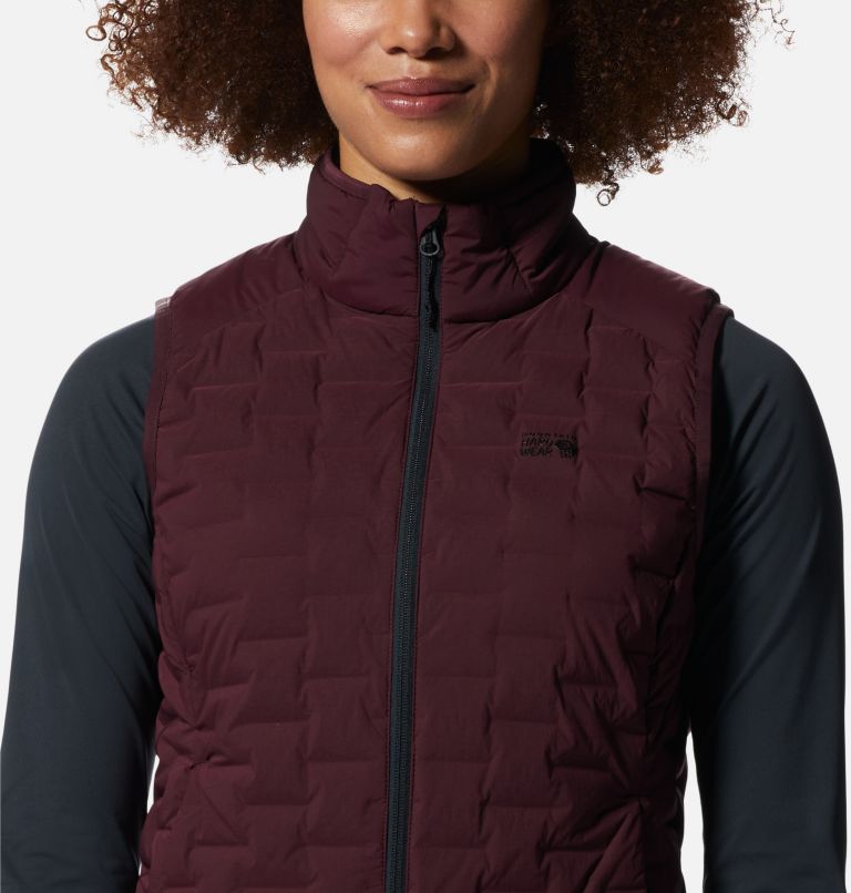 Veste sans manches Stretchdown Light Femme, Color: Cocoa Red, image 4