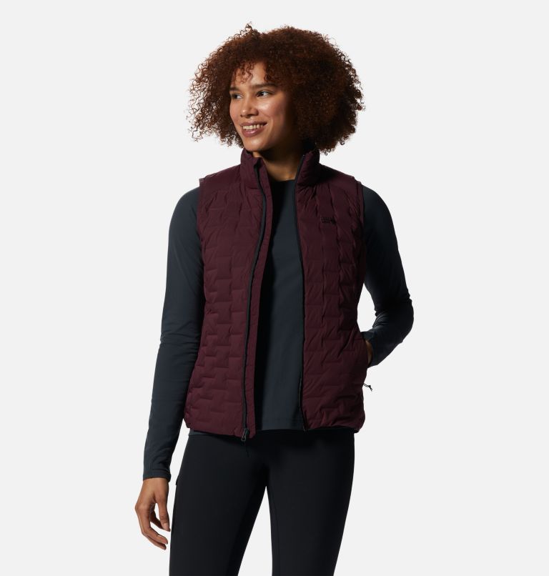 Veste sans manches Stretchdown Light Femme, Color: Cocoa Red, image 6