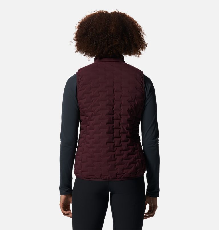 Veste sans manches Stretchdown Light Femme, Color: Cocoa Red, image 2