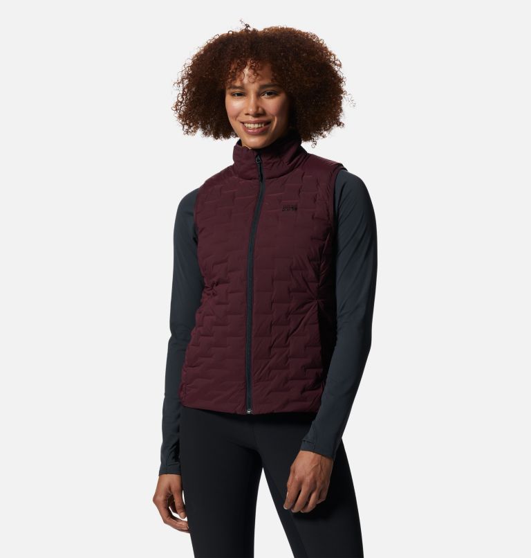 Veste sans manches Stretchdown Light Femme, Color: Cocoa Red, image 1