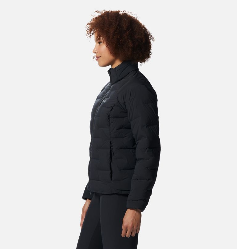 Women's Stretchdown High-Hip Jacket, Color: Black, image 3