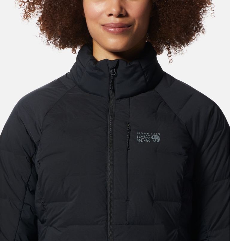 Women's Stretchdown High-Hip Jacket, Color: Black, image 4