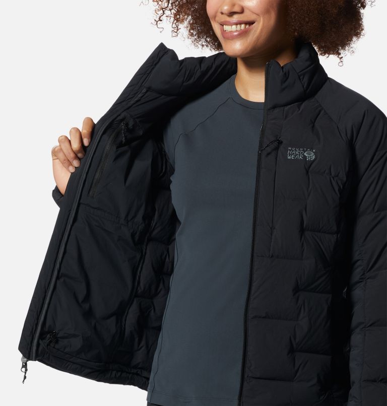 Women's Stretchdown High-Hip Jacket, Color: Black, image 5