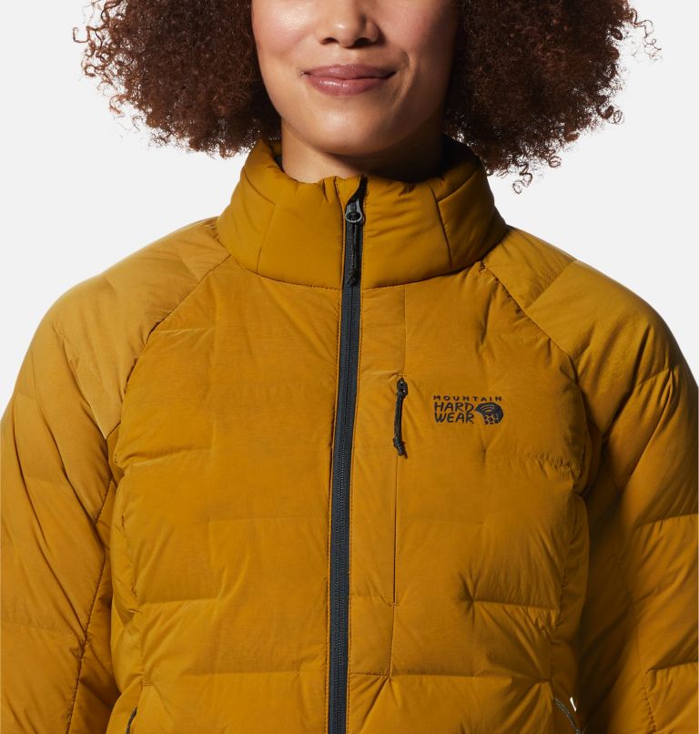 Stretchdown High-Hip Jacket | 255 | M, Color: Olive Gold, image 4