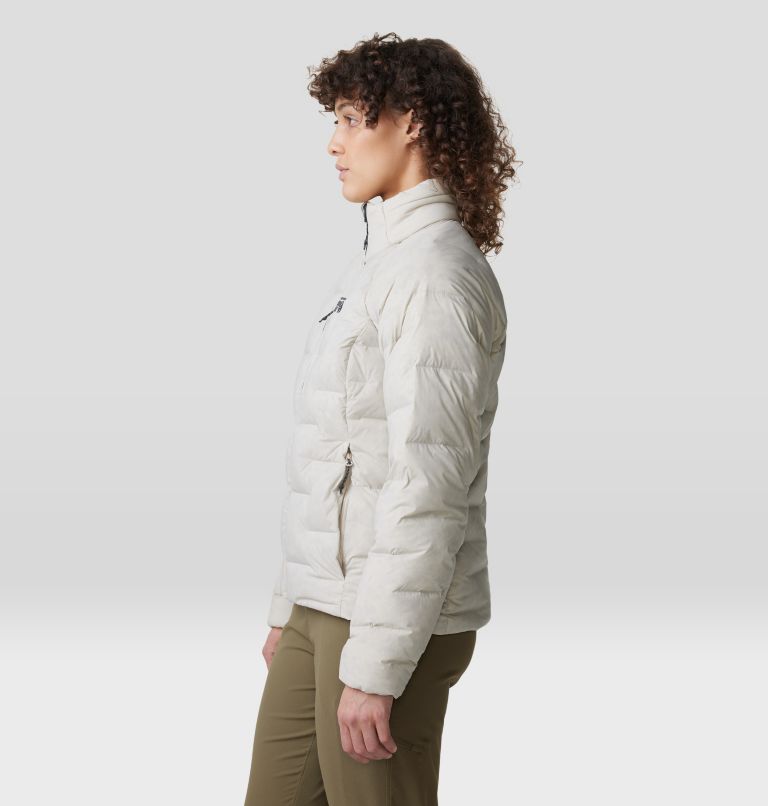 Thumbnail: Women's Stretchdown High-Hip Jacket, Color: Wild Oyster, image 3