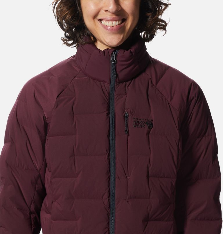 Thumbnail: Stretchdown High-Hip Jacket | 604 | M, Color: Cocoa Red, image 4