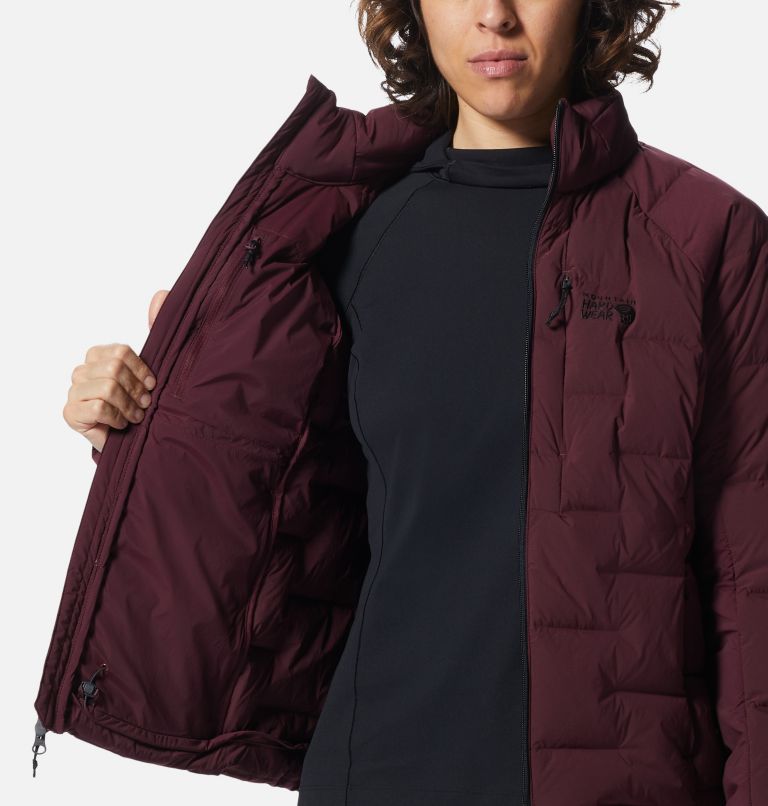 Thumbnail: Manteau Stretchdown High-Hip Femme, Color: Cocoa Red, image 5