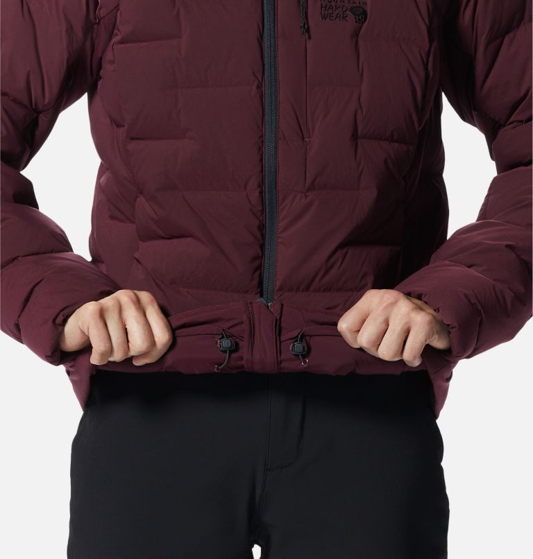 Thumbnail: Stretchdown High-Hip Jacket | 604 | S, Color: Cocoa Red, image 6