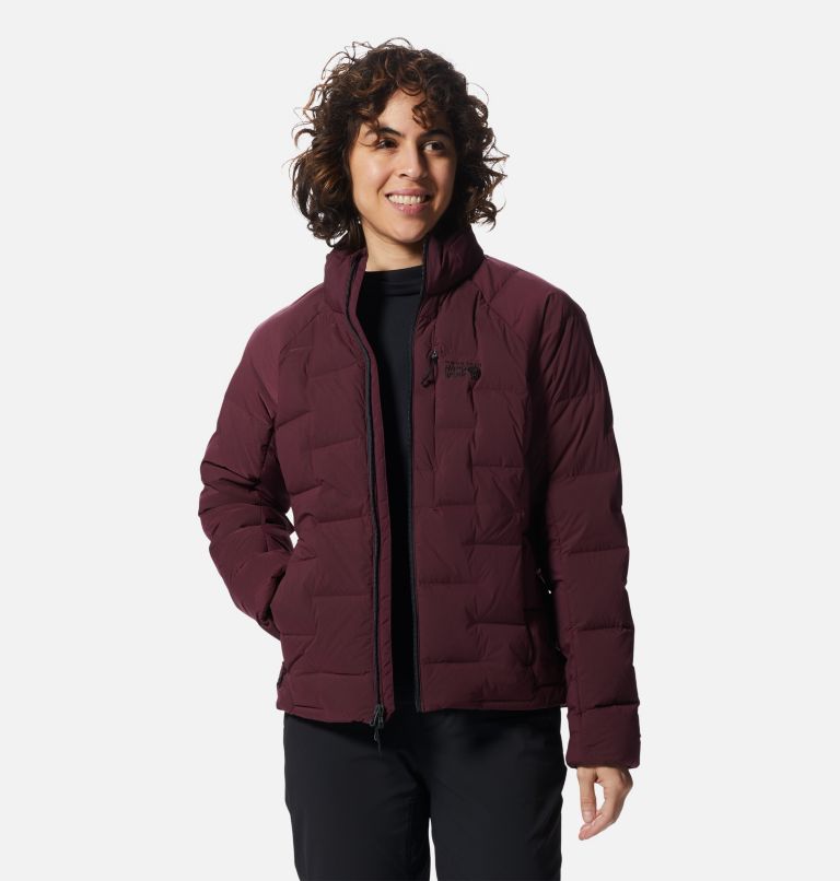 Thumbnail: Stretchdown High-Hip Jacket | 604 | XS, Color: Cocoa Red, image 7