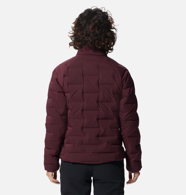 Thumbnail: Women's Stretchdown High-Hip Jacket, Color: Cocoa Red, image 2