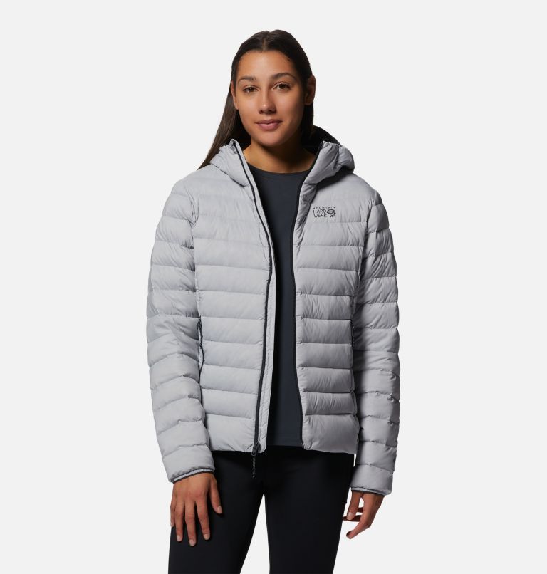 Manteau matelassé à capuchon avec fermeture éclair Deloro Femme, Color: Glacial, image 10