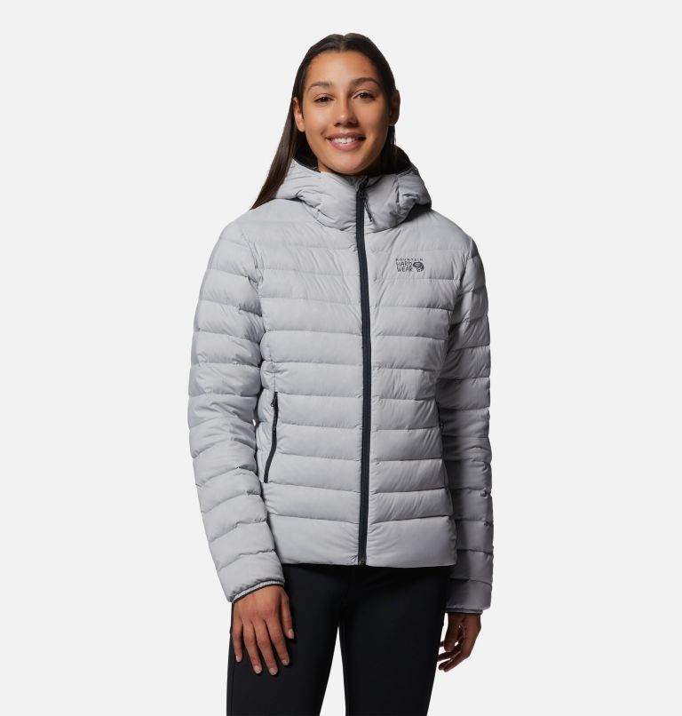 Manteau matelassé à capuchon avec fermeture éclair Deloro™ Femme