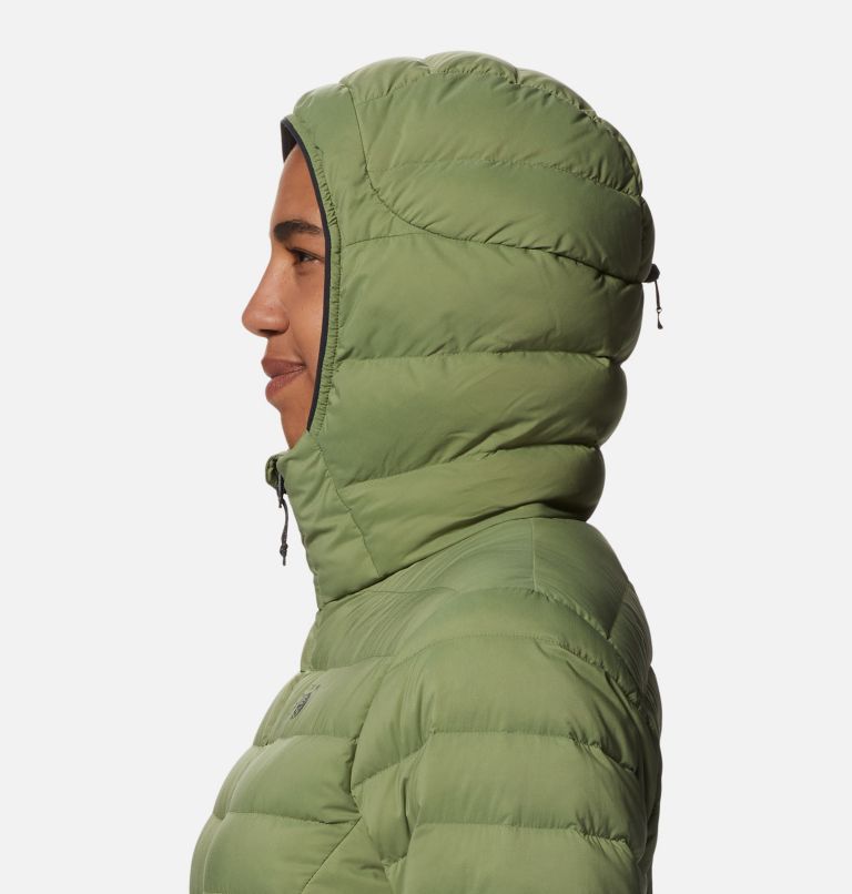 Manteau matelassé à capuchon avec fermeture éclair Deloro Femme, Color: Light Cactus, image 5