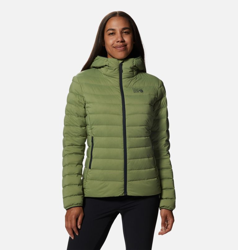 Manteau matelass capuchon avec fermeture clair Deloro Femme