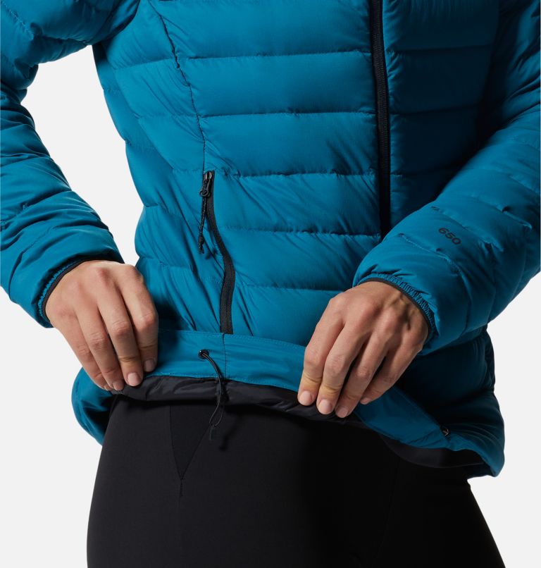 Thumbnail: Manteau matelassé à capuchon avec fermeture éclair Deloro Femme, Color: Vinson Blue, image 7