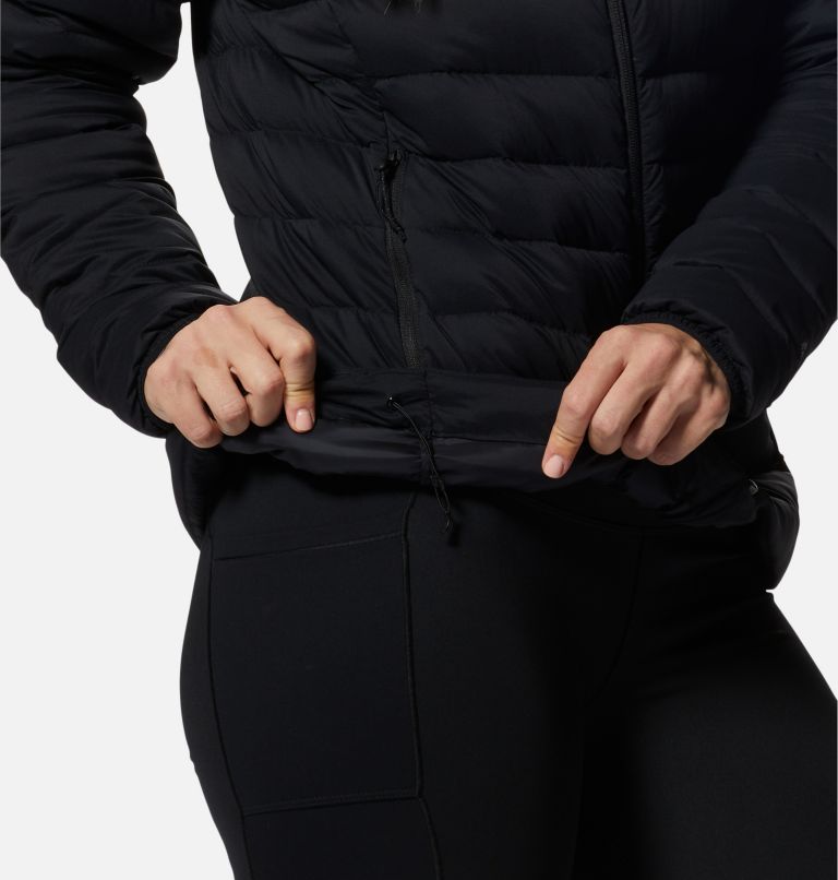 Women's Deloro Down Jacket, Color: Black, image 6