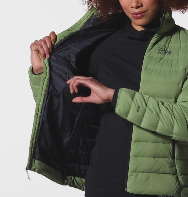 Doudoune Deloro Femme, Color: Light Cactus