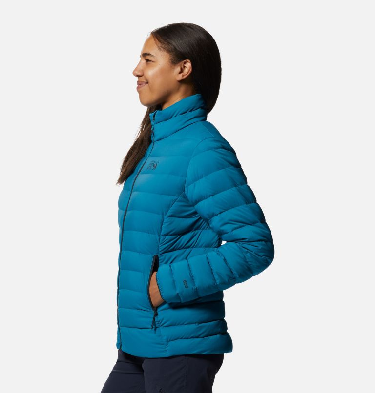 Thumbnail: Women's Deloro Down Jacket, Color: Vinson Blue, image 3