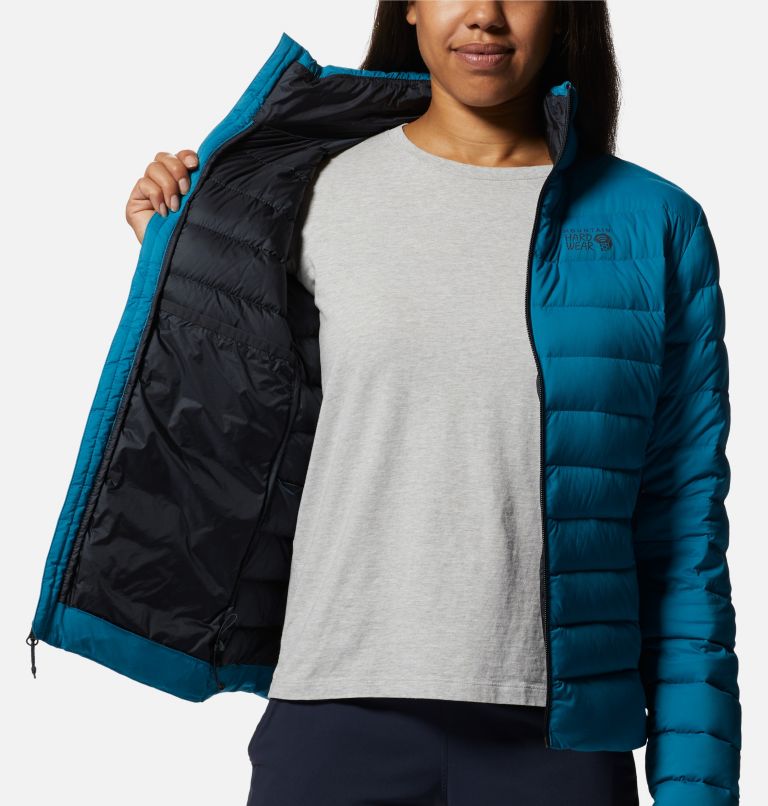 Thumbnail: Women's Deloro Down Jacket, Color: Vinson Blue, image 6