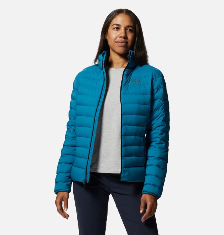 Thumbnail: Women's Deloro Down Jacket, Color: Vinson Blue, image 8