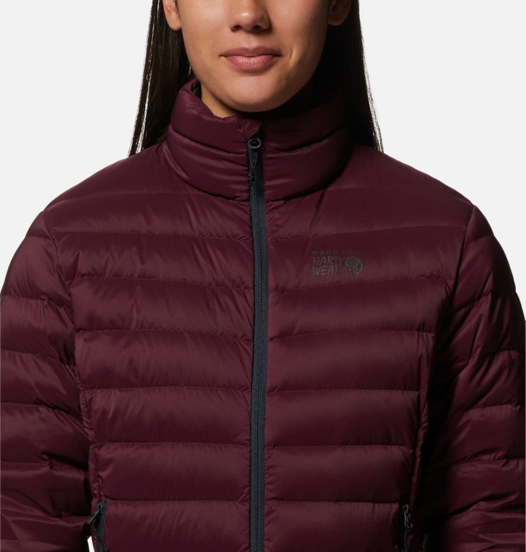 Thumbnail: Women's Deloro Down Jacket, Color: Cocoa Red, image 4