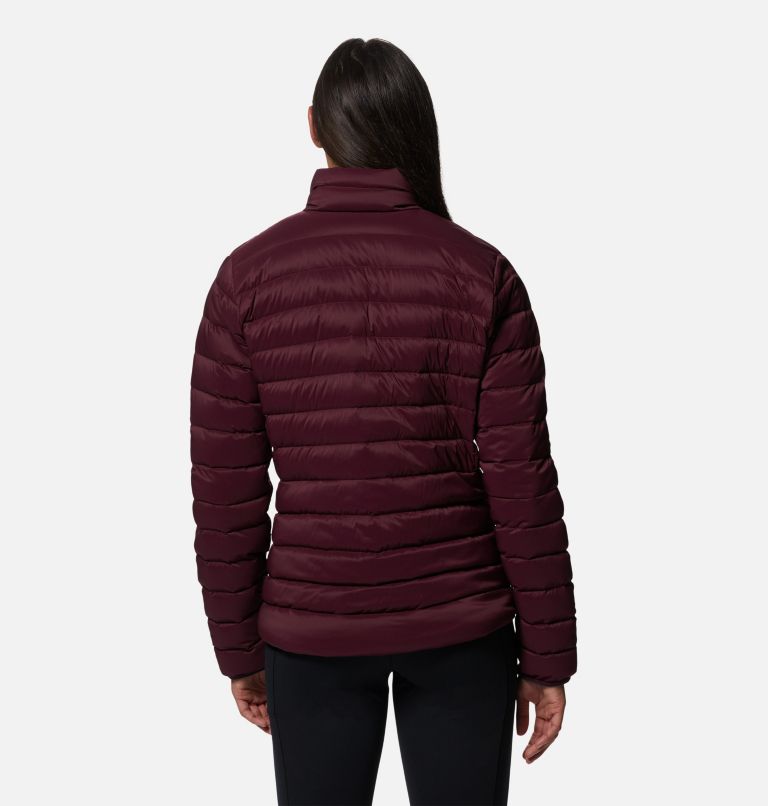 Thumbnail: Women's Deloro Down Jacket, Color: Cocoa Red, image 2