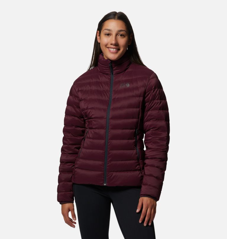 Thumbnail: Women's Deloro Down Jacket, Color: Cocoa Red, image 1