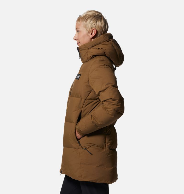 Women's Nevadan Down Parka, Color: Corozo Nut, image 3