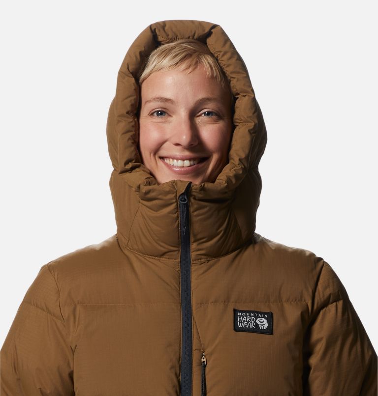 Women's Nevadan Down Parka, Color: Corozo Nut, image 4