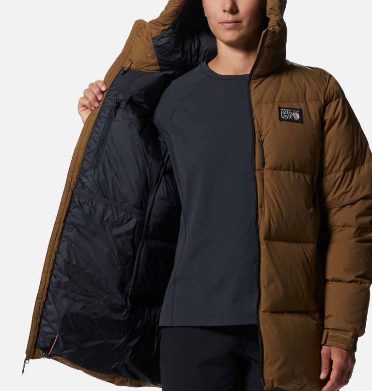 Women's Nevadan Down Parka, Color: Corozo Nut, image 8