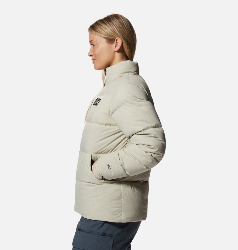 Thumbnail: Women's Nevadan Down Jacket, Color: Wild Oyster, image 3