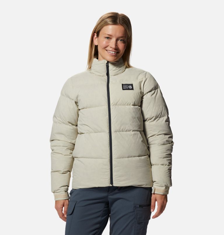Women's Nevadan Down Jacket, Color: Wild Oyster, image 1
