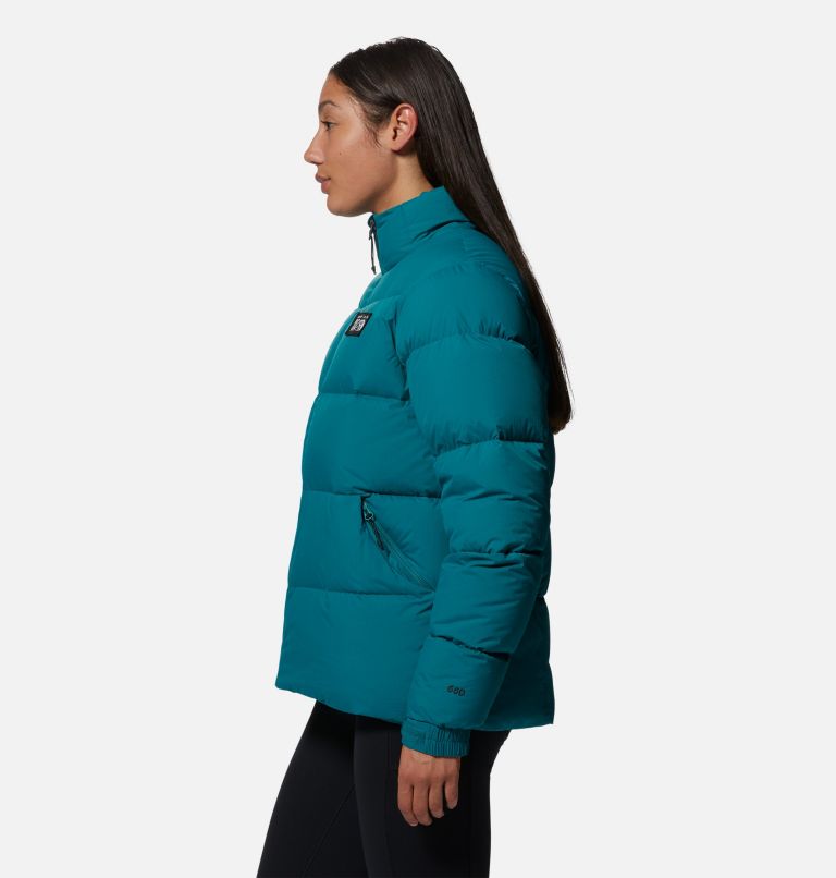 Women's Nevadan Down Jacket, Color: Botanic, image 3