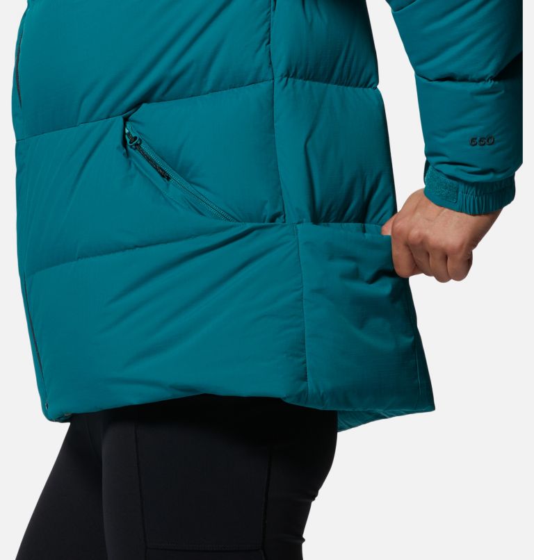 Women's Nevadan Down Jacket, Color: Botanic, image 6
