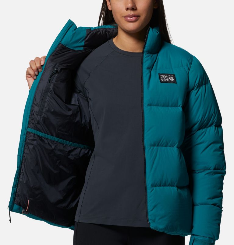 Women's Nevadan Down Jacket, Color: Botanic, image 7