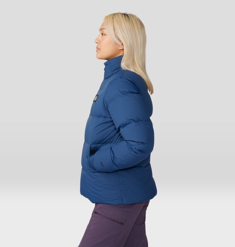 Women's Nevadan Down Jacket, Color: Outer Dark, image 3