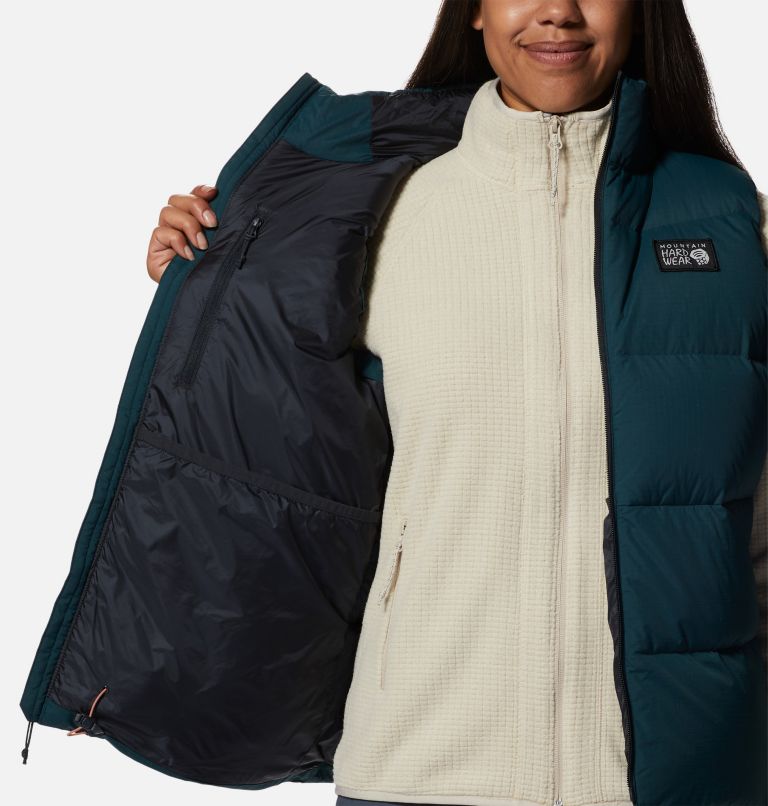 Veste sans manches matelassée Nevadan Femme, Color: Dark Marsh, image 7