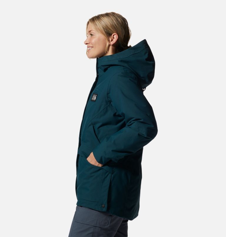 Women's Weather Down Parka, Color: Dark Marsh, image 3