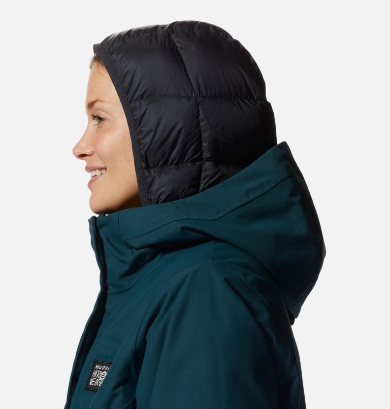 Women's Weather Down Parka, Color: Dark Marsh, image 8