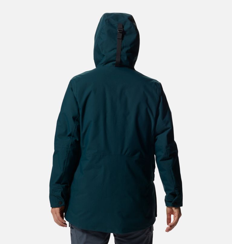 Women's Weather Down Parka, Color: Dark Marsh, image 2