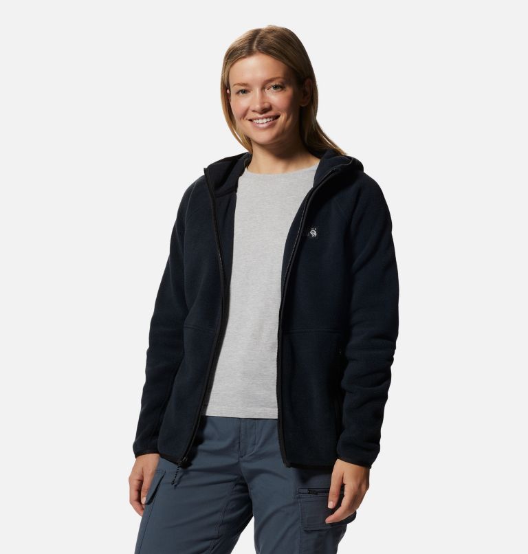 Polartec® Double Brushed Full Zip Hoody | 010 | S, Color: Black, image 5