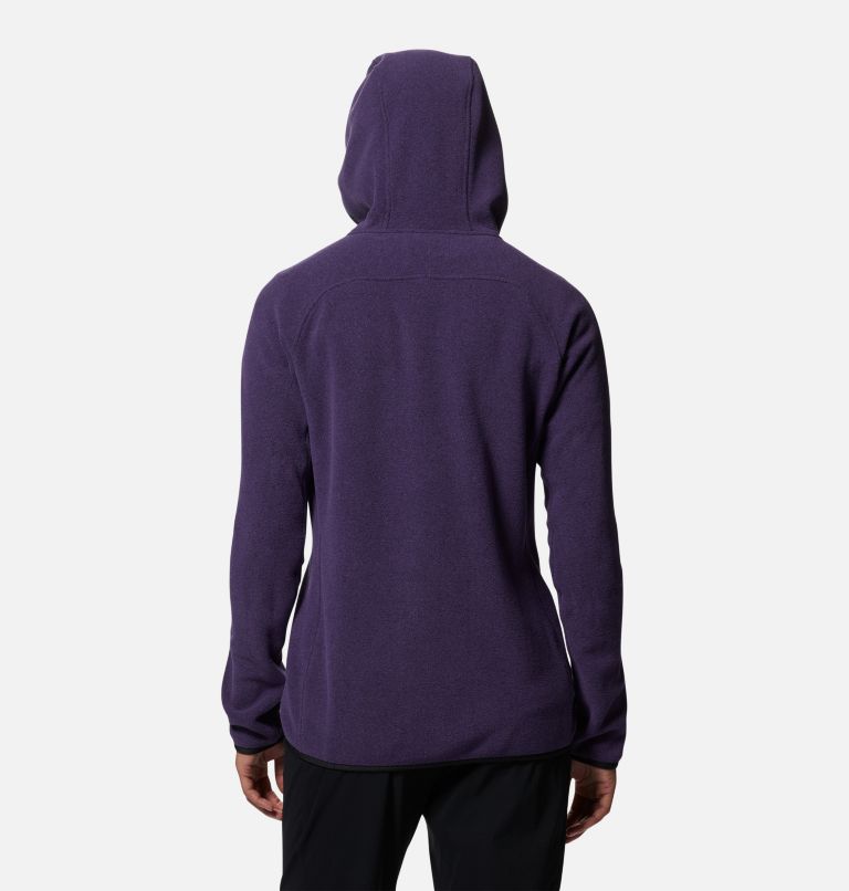 Chandail à capuchon avec fermeture éclair Polartec® Double Brushed Femme, Color: Night Iris Heather, image 2