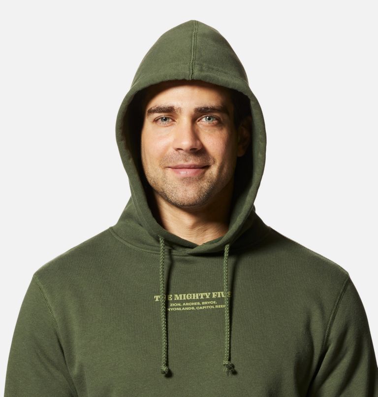 Men's MHW Mighty Five Pullover Hoody, Color: Surplus Green, image 4
